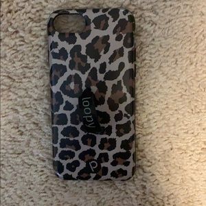 iPhone 7 leopard Loopy phone case